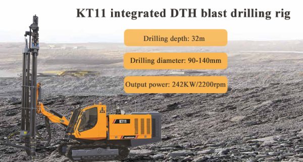 Integrated Down The Hole Drilling Machine /Crawler Wagon Drill Kalshang KT11 DTH Drill Rig - Image 6