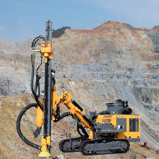 Kalshang 25m DTH Blasting Hole Drilling Rig Machine KG590 With Crawler for Sale - Image 2