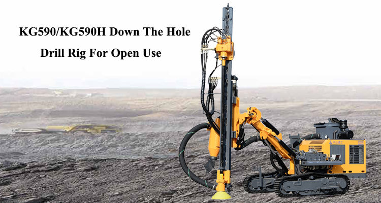 Kalshang 25m DTH Blasting Hole Drilling Rig Machine KG590 With Crawler for Sale - Image 4