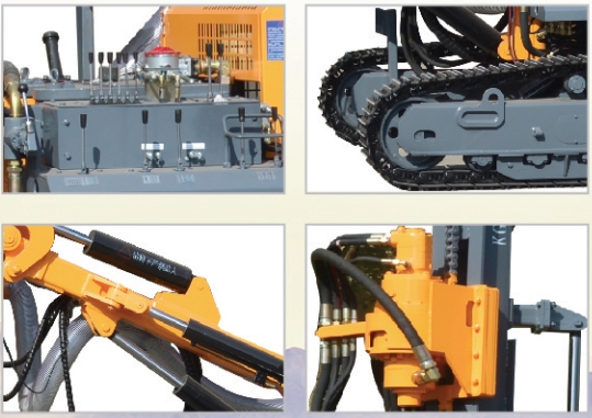 Kalshang 25m DTH Blasting Hole Drilling Rig Machine KG590 With Crawler for Sale - Image 5